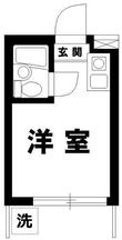 スカイコート品川第三の間取図