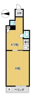 スカイハイツ諏訪木の間取図