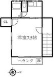 新宿区下落合2丁目の間取図