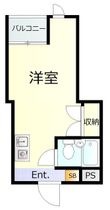 ウィンベルソロ曳舟第3の間取図