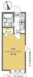 シャンブル綾瀬Iの間取図