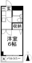 中野区中野6丁目の間取図