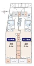 内賢ビルの間取図