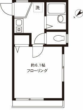 拡大写真:DRホームズ五反野Ⅱ 2階201の間取り