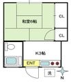 YTコーポの間取図