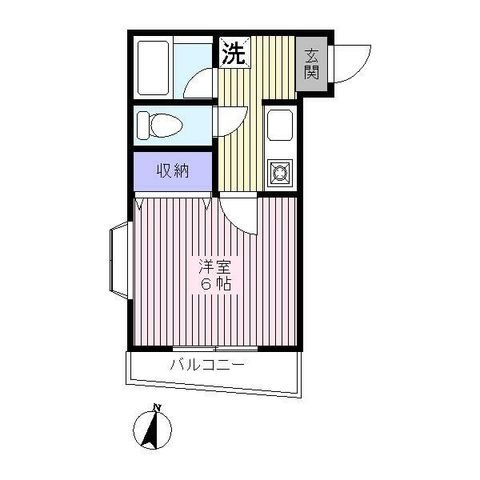 拡大写真：センチュリーハイツⅡ 2階203の間取り