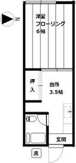 穂波ハイツ 生保の間取図