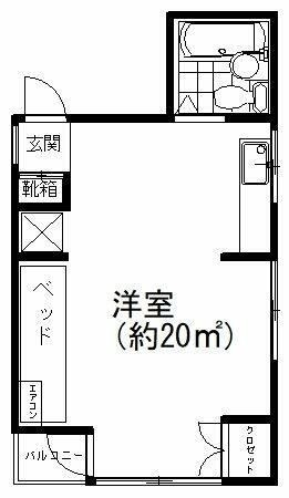 拡大写真:柊ビル 3階30の間取り