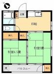 小松原グリーンハイツの間取図
