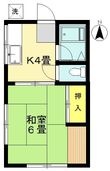 大田区北馬込2丁目の間取図