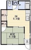 大島ハイツの間取図