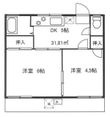根本ハイツの間取図