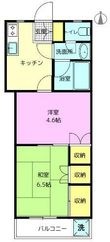 足立区南花畑2丁目の間取図