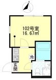 ブローテ四ツ木の間取図