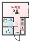 写真:Glanz南馬込 3階301の間取図