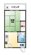 川本コーポの間取図