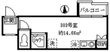 中野区鷺宮3丁目の間取図