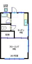 コーポ天野の間取図