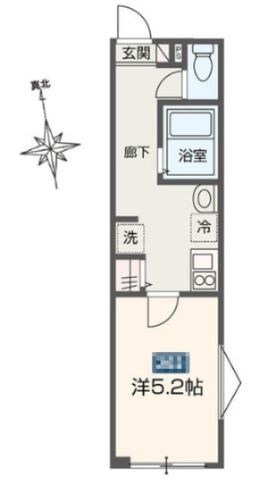 拡大写真:MELDIA梅島Ⅸ 2階20の間取り