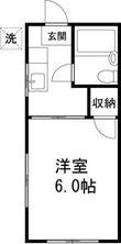 いなばハイツの間取図