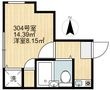 シャンテ両国Ⅱの間取図