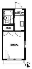 コーポレスKの間取図