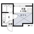 シャンテ西日暮里の間取図