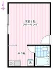 渋谷区上原3丁目の間取図