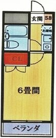 フラッツ上野桜木の間取図