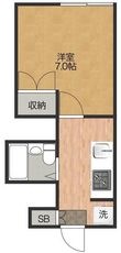 品川区平塚2丁目の間取図