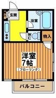 中野区南台3丁目の間取図