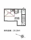 サークルハウス竹ノ塚壱番館の間取図