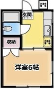 写真：光コーポ1階の間取図