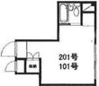 クロノス浅草の間取図
