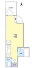 アルファ西日暮里の間取図