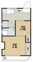 墨田区文花2丁目の間取図