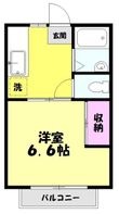 スカイコーポの間取図