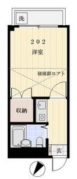 渋谷区西原1丁目の間取図