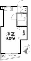目黒区目黒本町5丁目の間取図