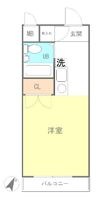 新宿区中落合1丁目の間取図