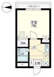 シティパルウエストの間取図