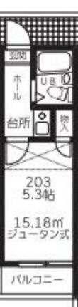 パレス等々力伍番館の間取図