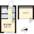 中野区東中野2丁目の間取図