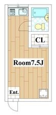 目黒区下目黒5丁目の間取図