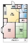 足立区谷中3丁目の間取図