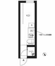 新宿区早稲田鶴巻町の間取図