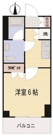 新宿区中落合3丁目の間取図