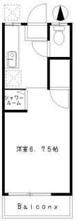 コーポ若竹の間取図