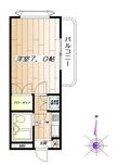 板橋区赤塚4丁目の間取図