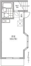 レトロ桜上水の間取図